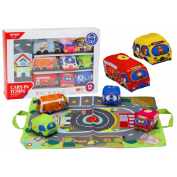 Set of Soft Toy Cars Play...
