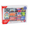 Set of Soft Toy Cars Play Mat 9 Pieces