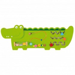 Viga Toys Crocodile Sensory Wooden Handling Board FSC Certificate