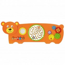 Viga Toys Sensory Manipulation Board Teddy Bear