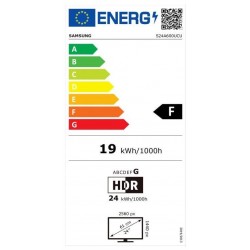 LCD Monitor SAMSUNG S24A600U 24" Panel IPS 2560x1440 16:9 75Hz 5 ms Swivel Pivot Height adjustable Tilt Colour