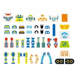 Puidust roboti naelutamismäng 45 tükki Viga mänguasjad