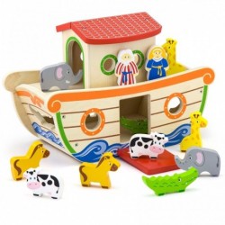 Viga Wooden Noah's Ark with...