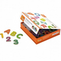 Viga Wooden Magnetic Set of Letters and Numbers