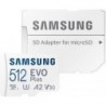 SAMSUNG MEMORY MICRO SDXC EVO+ 512GB/V30 W/A MB-MC512SA/EU