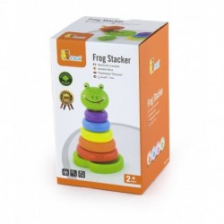 Educational Wooden Toy Viga Pyramid. Learning Colors