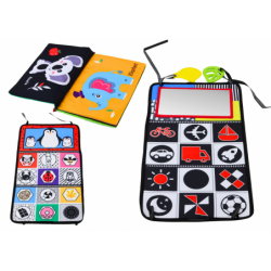 Double-sided Folding Mat With Mirror Teethers Crinkle Book