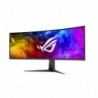 LCD Monitor ASUS PG49WCD 49" Gaming/Curved Panel OLED 5120x1440 32:9 144Hz Matte 0.03 ms Swivel Height