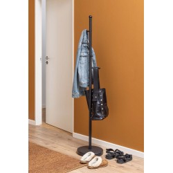 Coat hanger ASPEN 32,3x32,3xH170cm, black