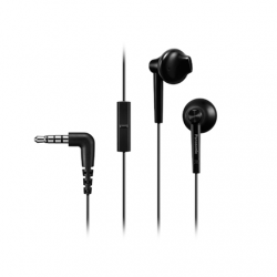 Panasonic Headphones RP-TCM55E-K Wired In-ear Microphone Black