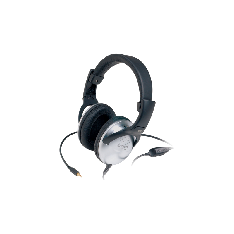 Koss Headphones UR29 Wired On-Ear Noise canceling Black/Silver