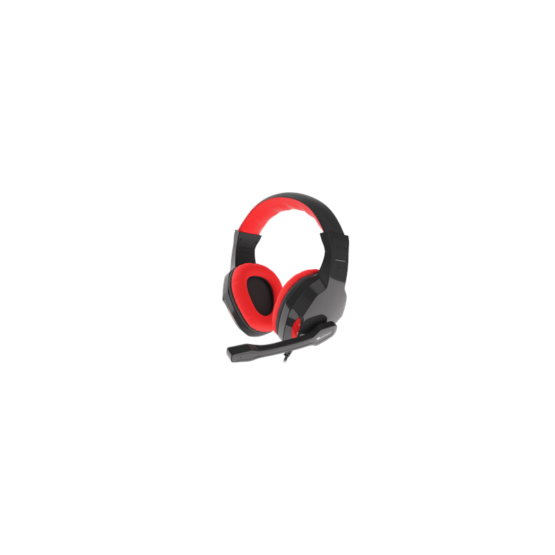 GENESIS ARGON 110 Gaming Headset, On-Ear, Wired, Microphone, Black/Red Genesis ARGON 110 Wired On-Ear