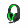 GENESIS ARGON 200 Gaming Headset, On-Ear, Wired, Microphone, Green Genesis ARGON 200 Wired On-Ear