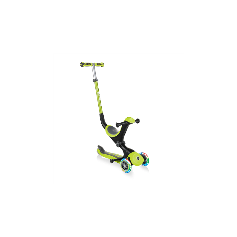 Globber Scooter Green Scooter Go Up Deluxe Lights