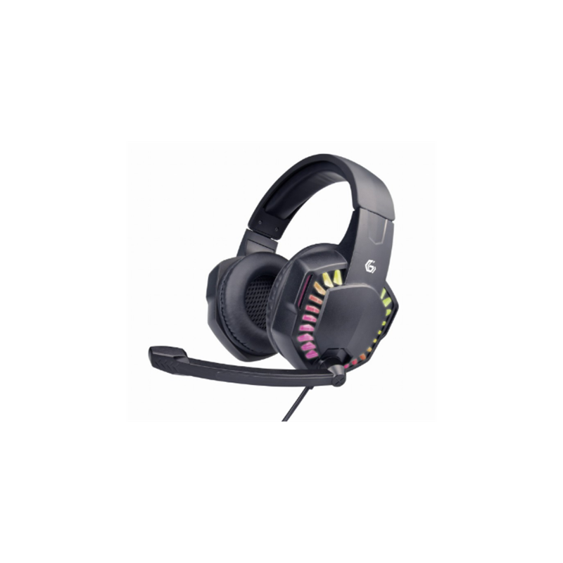 Gembird Wired On-Ear Microphone Gaming headset with LED light effect GHS-06