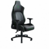 Razer mm PVC Leather Metal Plywood Iskur Ergonomic Gaming Chair Black/Green