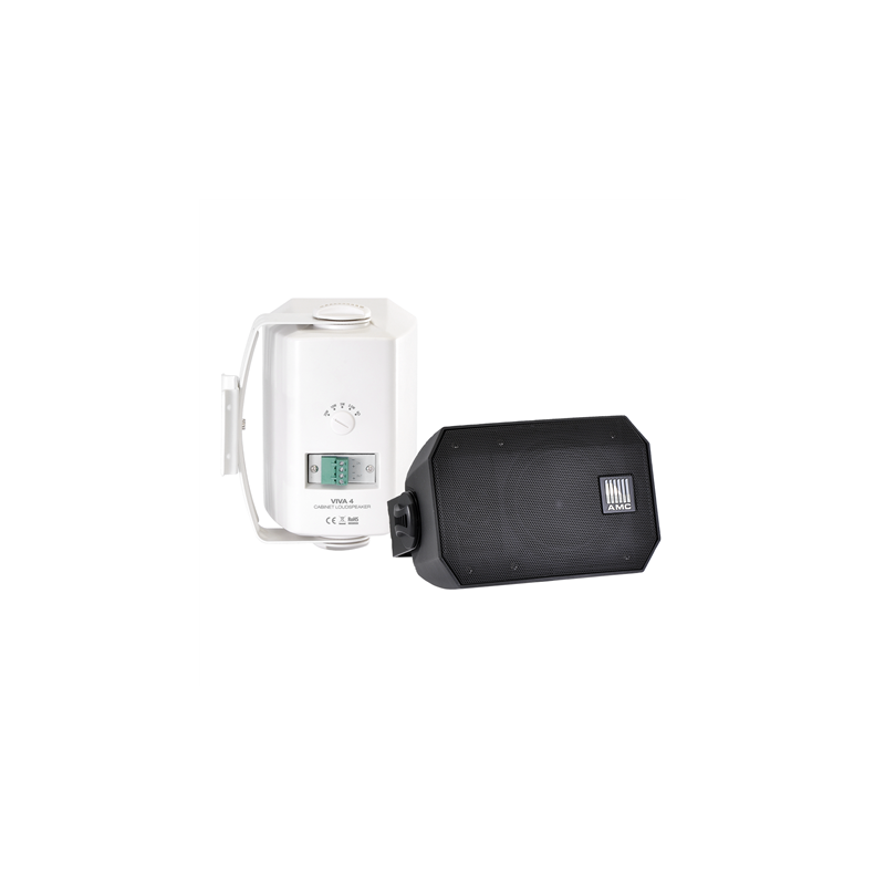 Shure Wall Mount Plastic Loudspeakers VIVA 4 20 W White/Black 89 dB