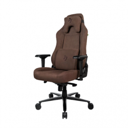 Arozzi mm Fabric Gaming Chair Vernazza Supersoft Brown