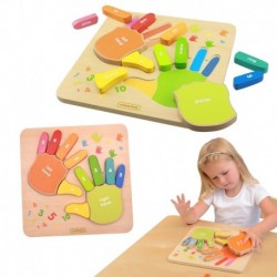 Educational Wooden Tablet Counting On Masterkidz Fingers