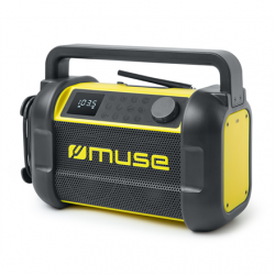 Muse M-928 BTY Radio Speaker Waterproof Bluetooth Black/Yellow Portable Wireless connection