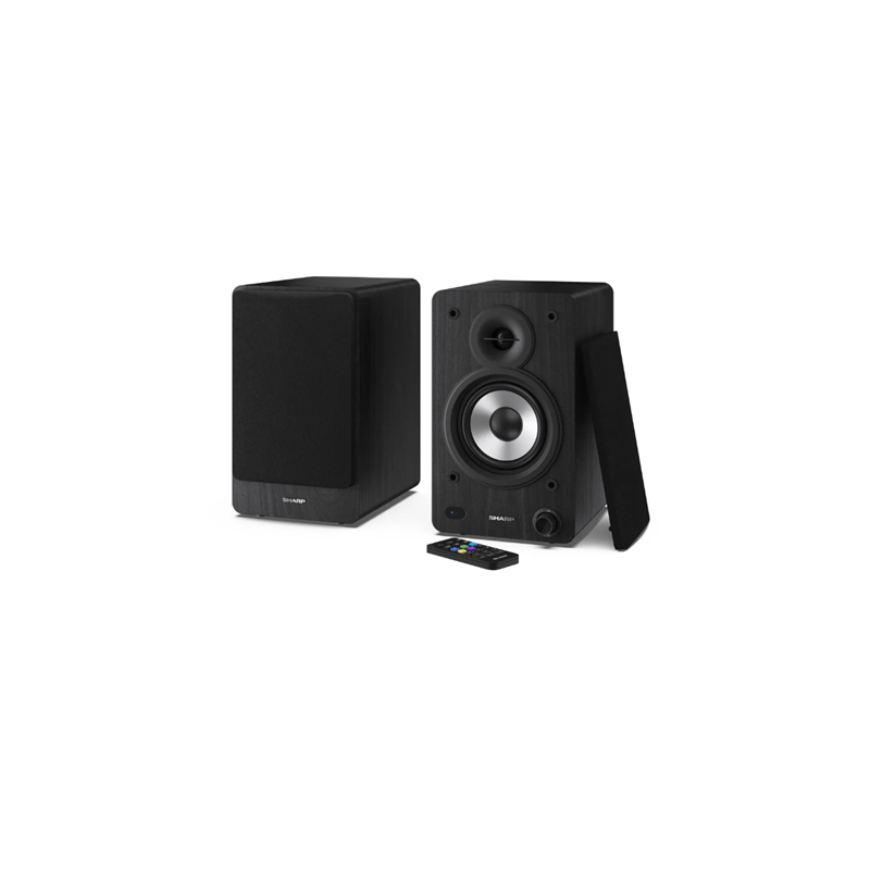 Sharp CP-SS30 Bookshelf Speakers, Black Sharp Speakers CP-SS30(BK) Bookshelf 60 W Bluetooth Black Wireless