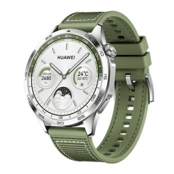 GT 4 4 Smart watch GPS (satellite) AMOLED 46 mm 46mm Waterproof Green Woven