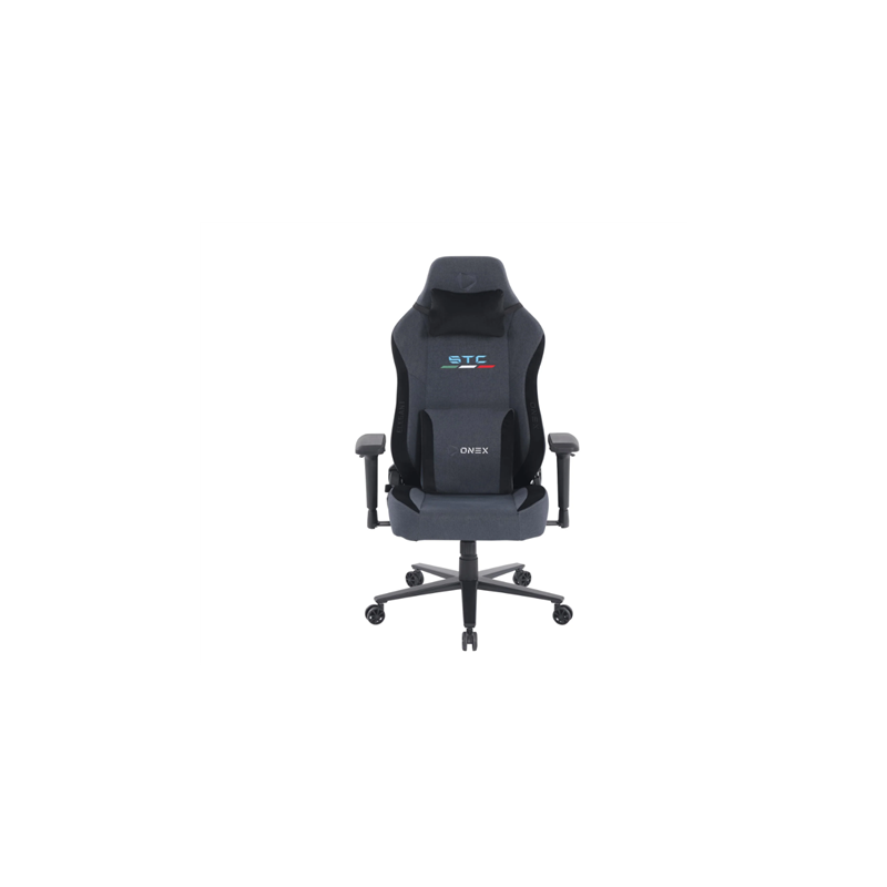 Onex Short Pile Linen Gaming chairs ONEX STC Graphite