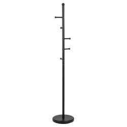 Coat hanger ASPEN 32,3x32,3xH170cm, black