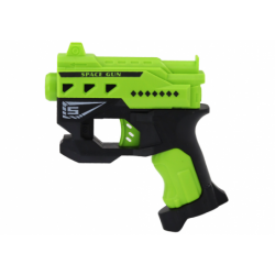 Mini Foam Dart Gun With Suction Cups, green