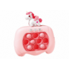 Sensory Game Unicorn Pop It Battery Powered Lights Sounds Pink