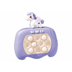 Sensory Game Unicorn Pop It Battery Powered Lights Sounds Purple