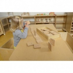 Сенсорная игрушка Узнай на ощупь Буквы Цифры Фигуры Masterkidz