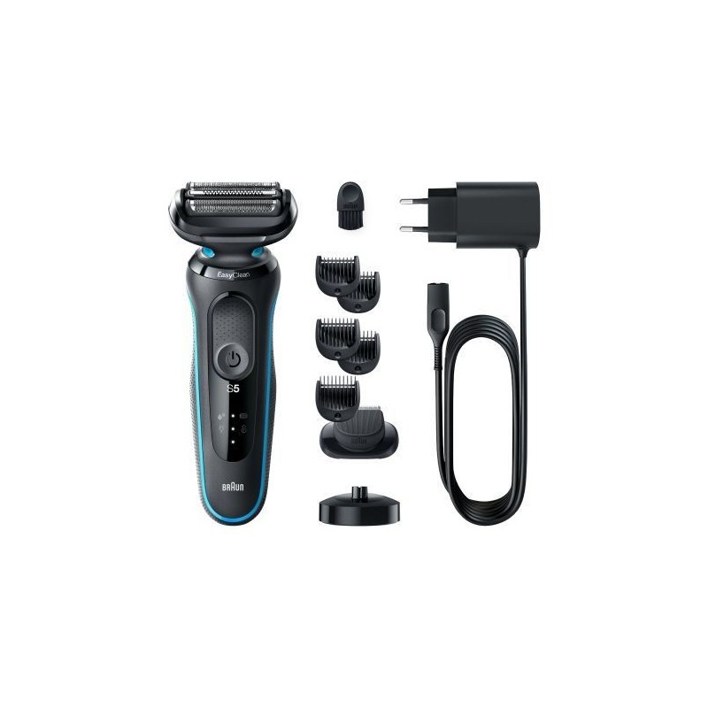 Skuveklis Braun  Shaver 51-M4500cs	 Operating time (max) 50 min, Wet&ampDry, Black/Blue 