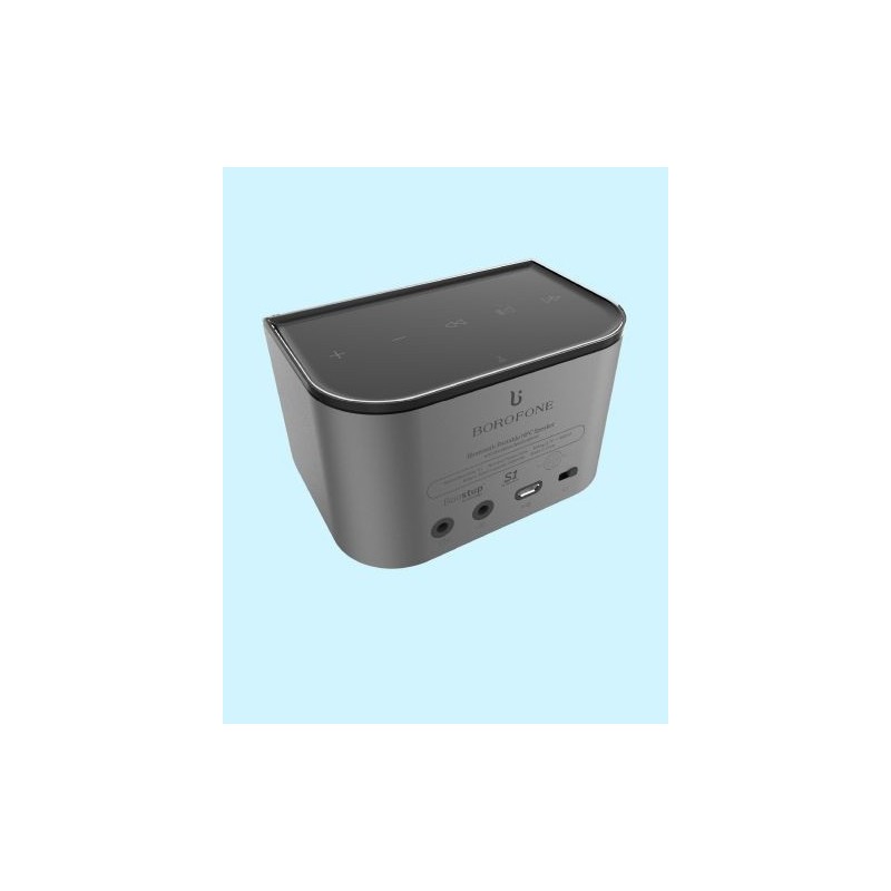 Bezvadu skaļrunis Hoco  Borofone Bluetooth Speaker S1 Silver