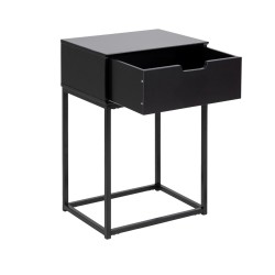 Bedside table MITRA black