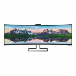 Philips SuperWide curved LCD display 499P9H/00 48.8 " VA Dual QHD 32:9 70 Hz 5 ms 5120 x 1440 pixels |