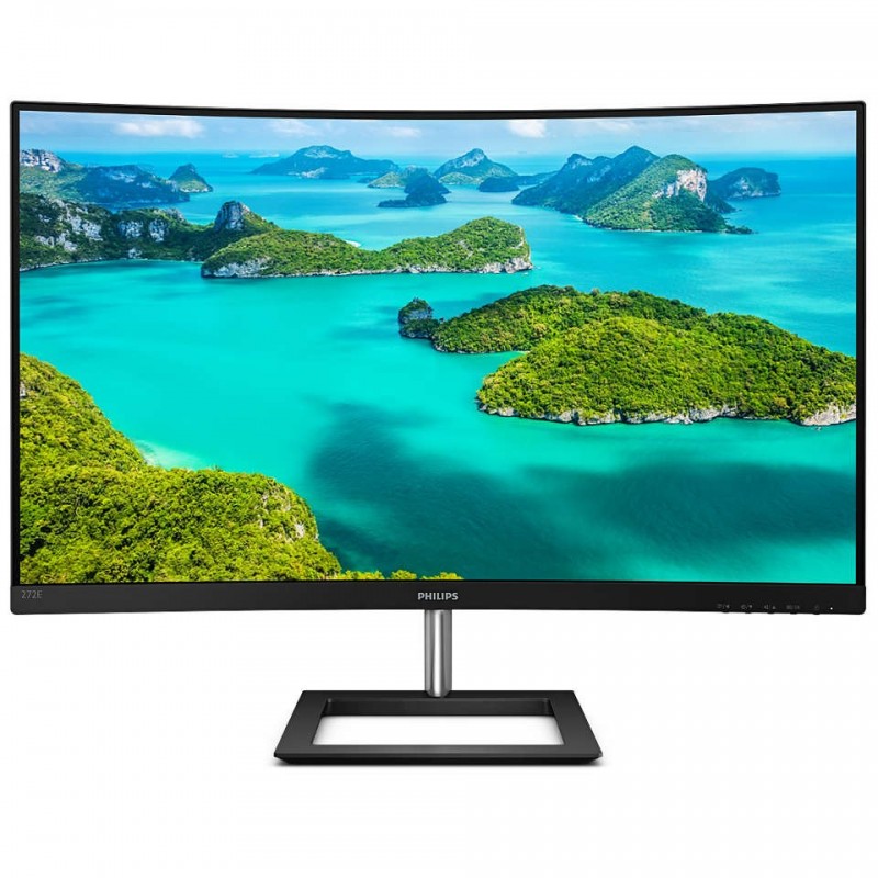 Philips Curved 272E1CA/00 27 " VA FHD 16:9 75 Hz 4 ms 1920 x 1080 pixels 250 cd/mu00b2 HDMI ports