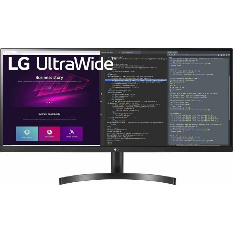 LG UltraWide Monitor 34WN700-B 34 " IPS 21:9 75 Hz 5 ms 3440 x 1440 pixels 300 cd/mu00b2 HDMI ports