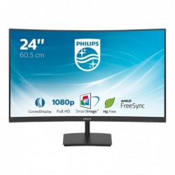 Philips LCD monitor 241E1SC 24 " VA FHD 16:9 75 Hz 4 ms 1920 x 1080 pixels 250 cd/mu00b2 HDMI