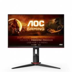 AOC Monitor 24G2ZU/BK 23.8 " IPS FHD 16:9 240 Hz 1 ms 1920 x 1080 350 cd/mu00b2 Headphone out