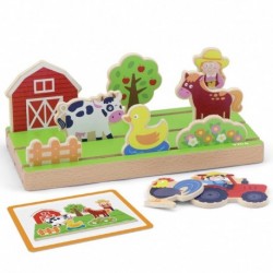 Educational Wooden Puzzle 2in1 Viga