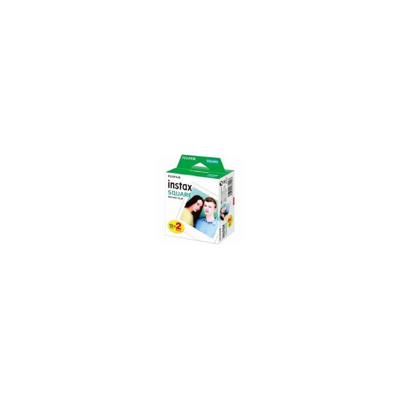 FUJIFILM FILM INSTANT COLOR INSTAX/SQUARE GLOSSY 2X10PK