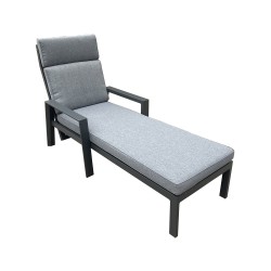 Deck chair CASPER grey