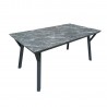 Table CASPER 160x90H73cm, grey