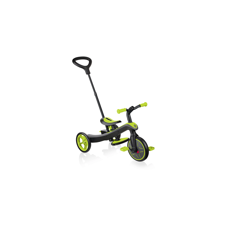Globber Lime green Tricycle and Balance Bike Explorer Trike 4in1