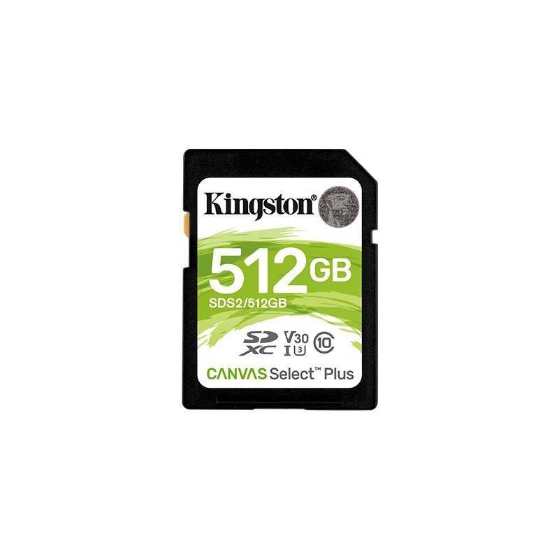 KINGSTON MEMORY SDXC 512GB C10/SDS2/512GB