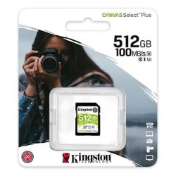 KINGSTON MEMORY SDXC 512GB C10/SDS2/512GB