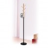 Coat rack FOREST D28xH180cm, black