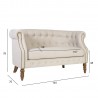 Sofa HOLMES 2-seater, beige