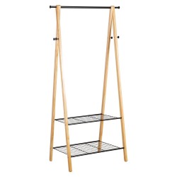 Clothes hanger FOREST natural black